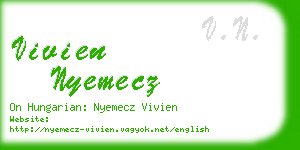 vivien nyemecz business card